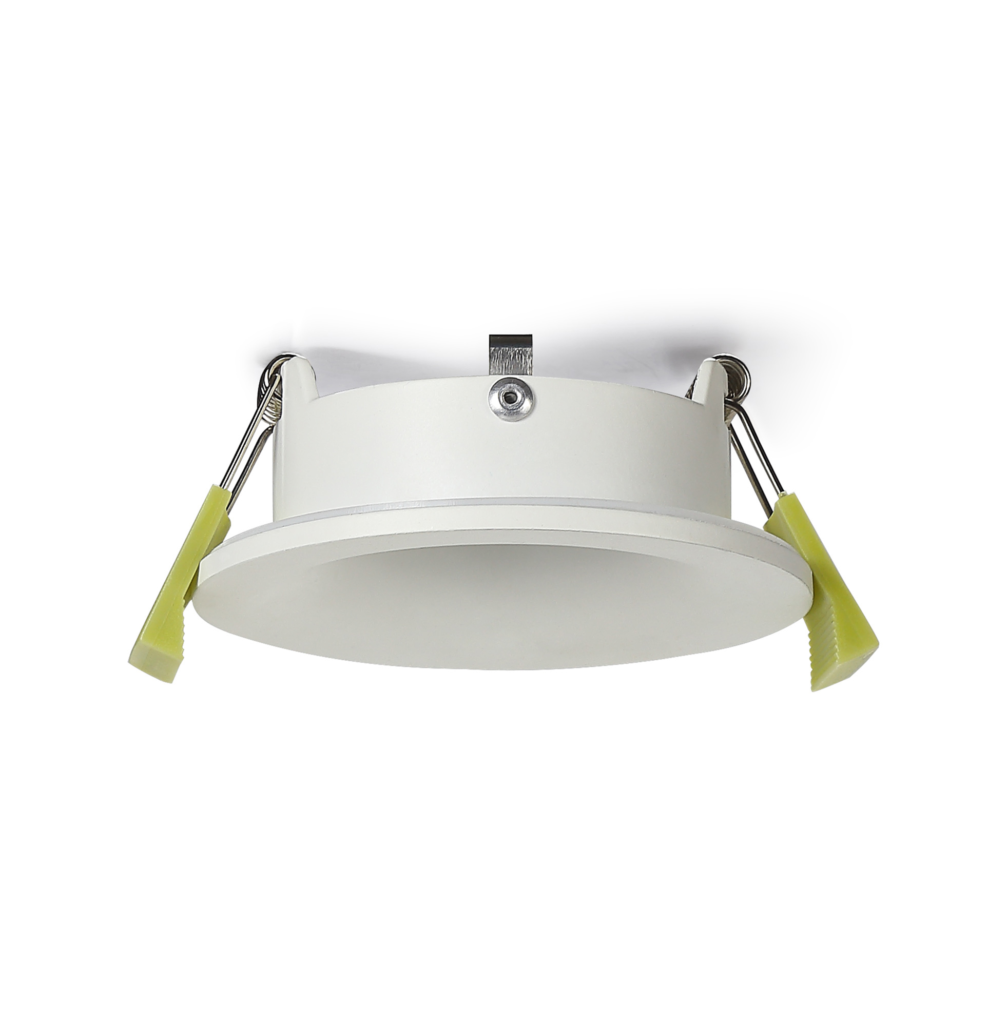 Bruve GU10 Recessed Round Matt White IP65 Downlighter, Cut-Out 68mm DX200400  Dlux Bruve IP65